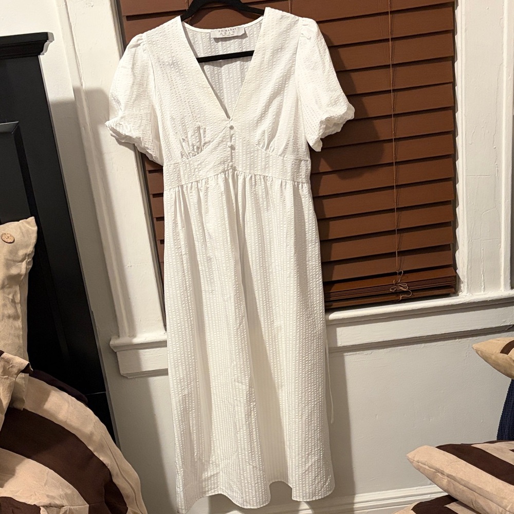 White summer dress